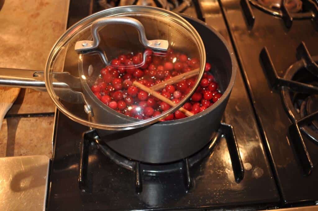 Homemade cranberry sauce is so simple to make- there is really no excuse for serving anything else. And once you taste this tangy version made with raspberry vinegar- you'll want to make it for more than just your Thanksgiving table- you'll want to serve it with roasted chicken, porch chops- even steak! Here's my recipe for tangy cranberry raspberry sauce!