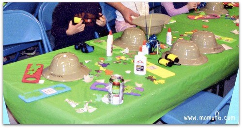 safari party craft idea