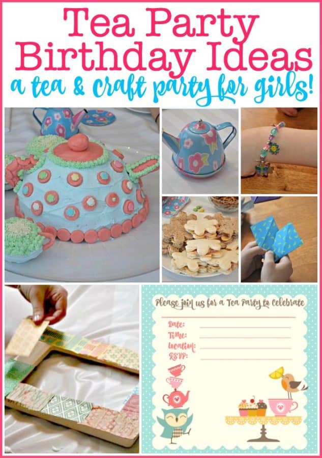 tea party birthday idea for girls