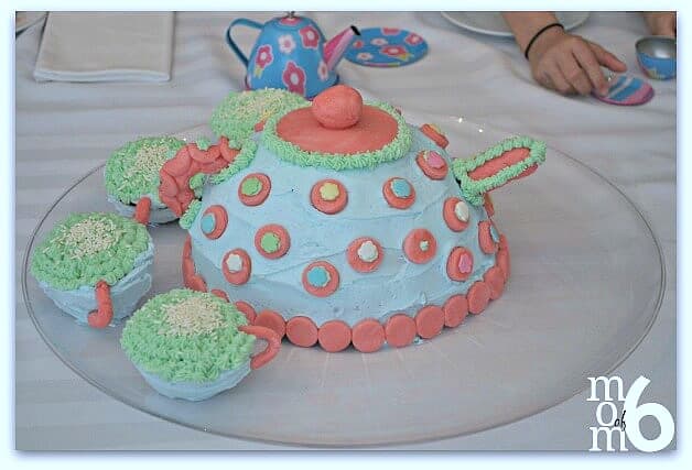tea party birthday cake