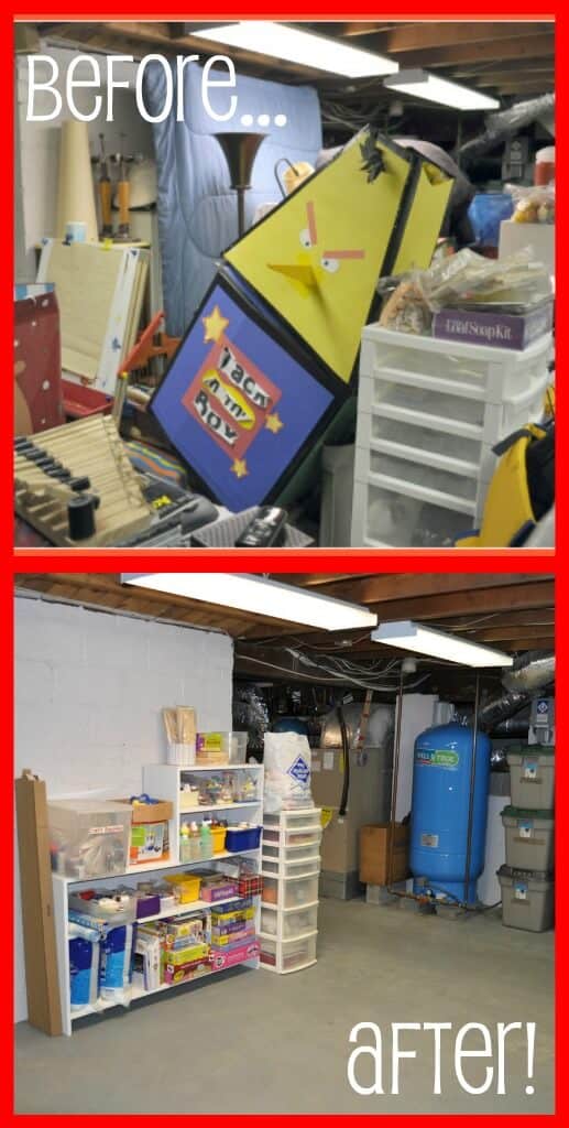 How to Declutter and Organize the Basement - So Much Better With Age