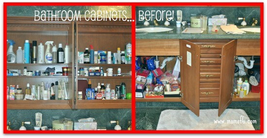 You know it's time to declutter your bathroom when you open up cabinets and drawers, and you shudder that you've accumulated SO MUCH STUFF! I mean, how in the world did this happen? And pretty soon you've gone from not even noticing it, to not being able to stand it. Here's how to do it in just two hours!