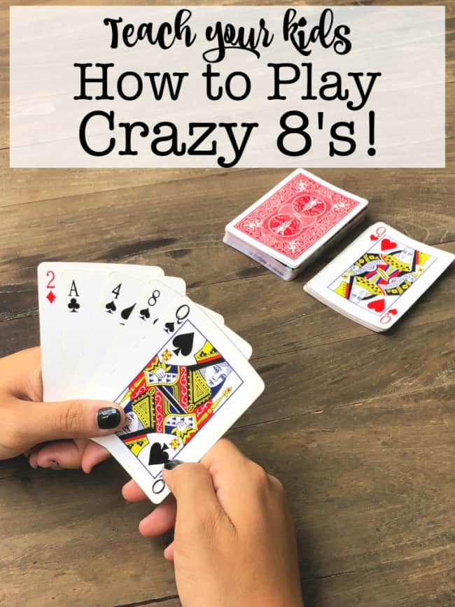 How to Play Crazy 8's with Your Kids! - MomOf6