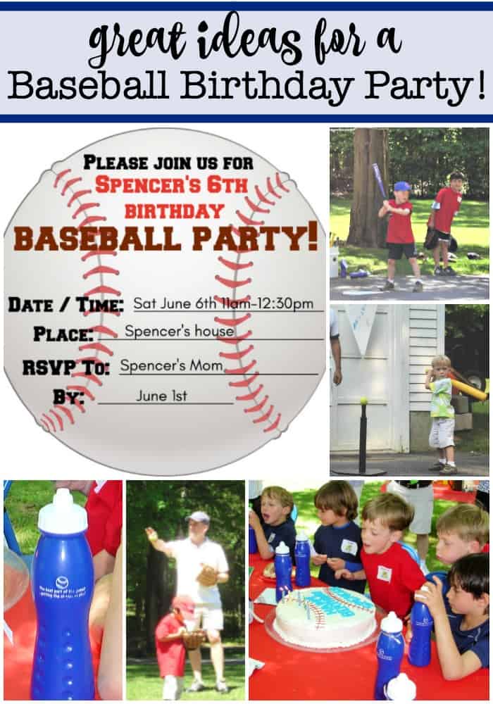 A Baseball Birthday Party! - MomOf6