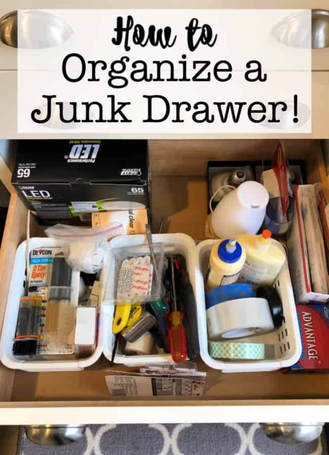 Junk Drawer Organization & Decluttering Tips - A Pretty Fix