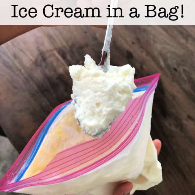 Ice Cream in a Bag Recipe (with Milk!)