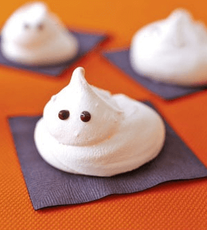 ghost meringue cookies