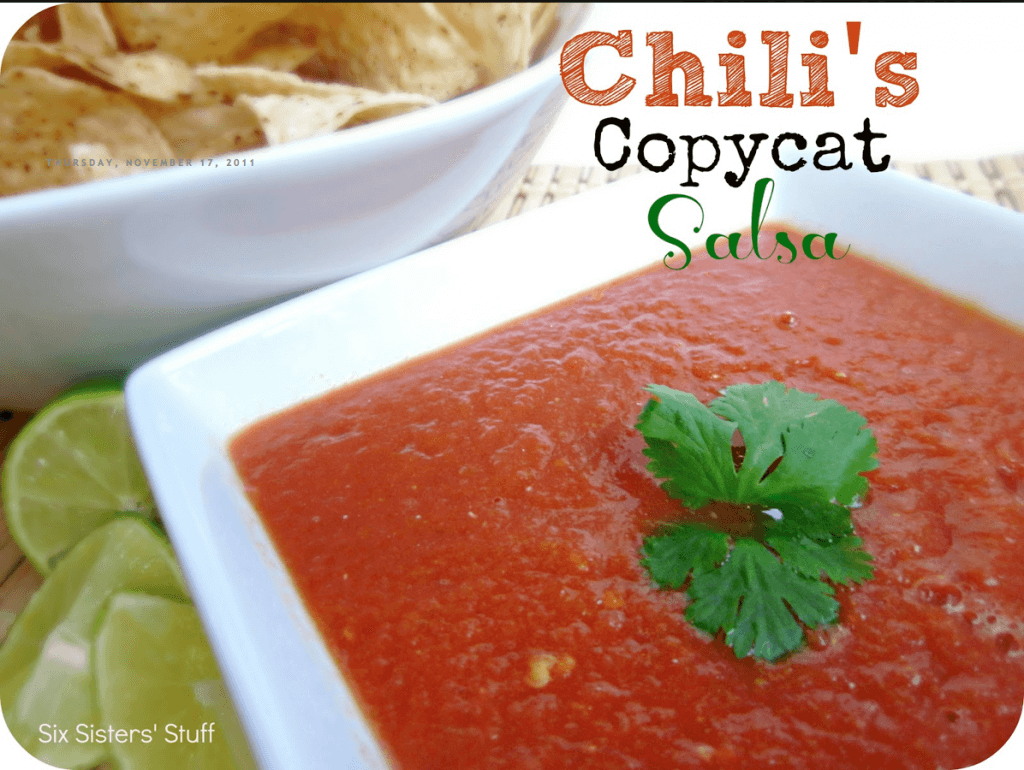 Copycat Chili's Salsa | Six Sisters Stuff