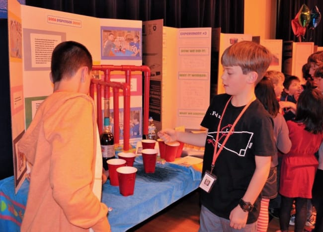 mentos and diet coke science fair experiment