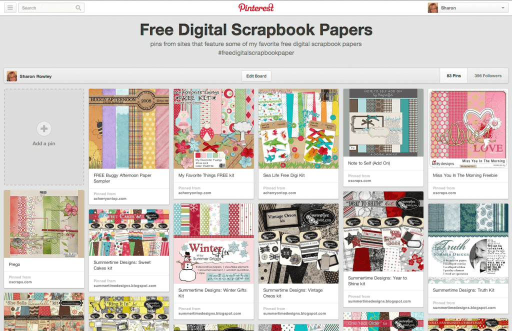 As part of our series on Digital Scrapbooking, here's a list of my favorite sites to find free digital scrapbook paper to use in your page layouts!