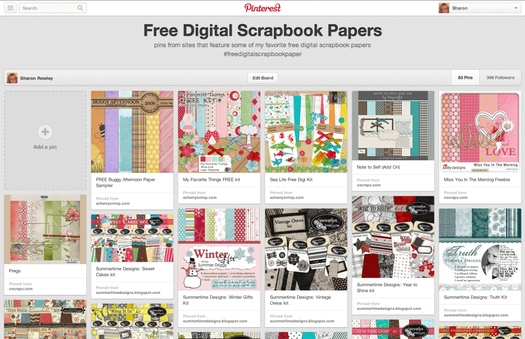 TONS of FREE Digital Paper You'll Want To Use NOW! - A Country