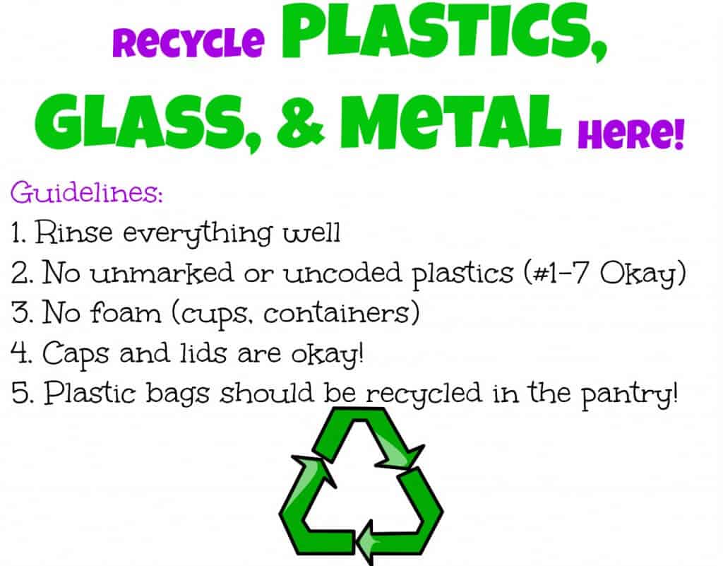 When recycling gives you glass, leave the lid on it