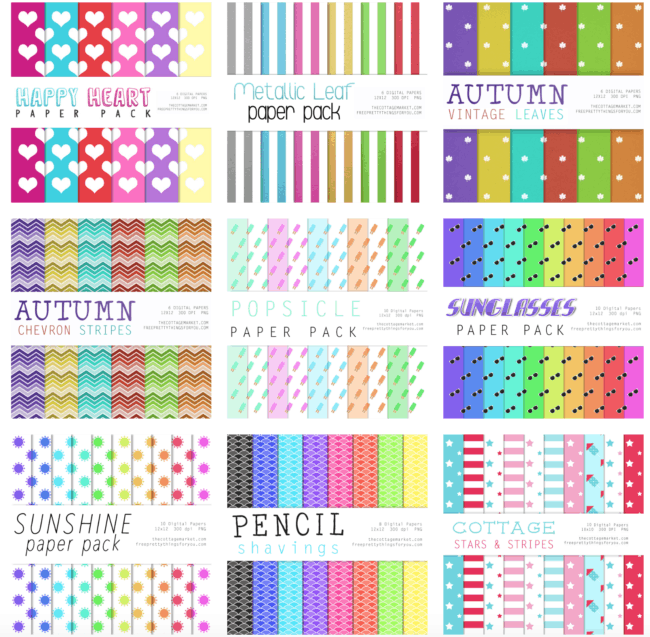 As part of our series on Digital Scrapbooking, here's a list of my favorite sites to find free digital scrapbook paper to use in your page layouts!