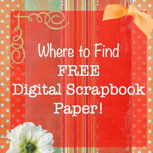 Free Patterned Scrapbook Papers to Download