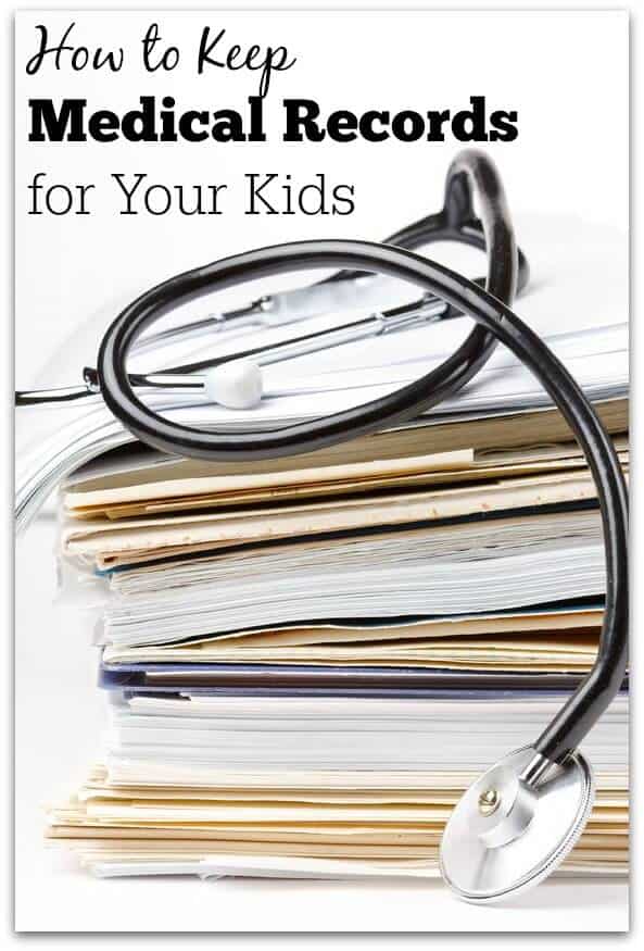 I've developed a system on how to keep medical records for kids that works well for me, and it's a great thing to do using my favorite app- Evernote!