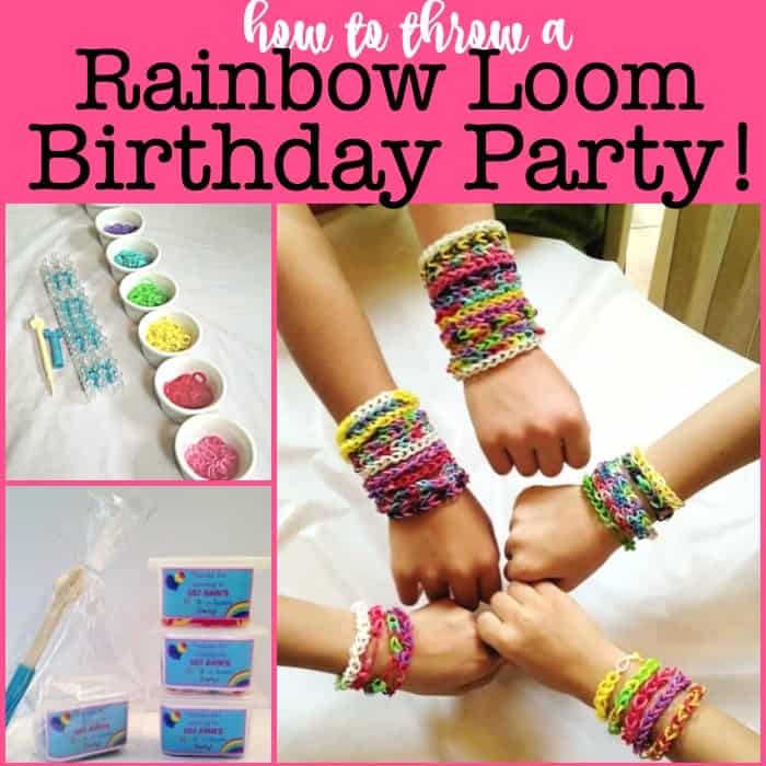 party bracelet rainbow