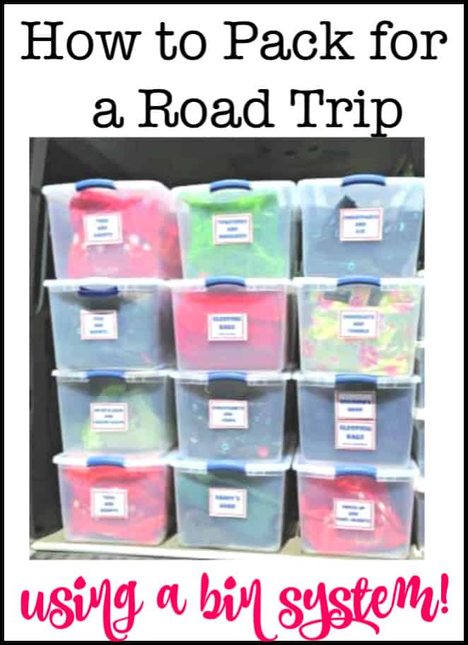 When traveling by car I find that I can be much more organized and efficient if I pack for a road trip using a system of bins and tote bags to hold everything we will need. Here's how we pack our car for a road trip!