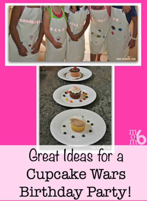 Fantastic ideas for hosting a Cupcake Wars birthday party at home! This post includes birthday party set up tips, a script to guide the guests through all of the challenges, and lots of ideas to make your Cupcake Wars Birthday Party awesome!