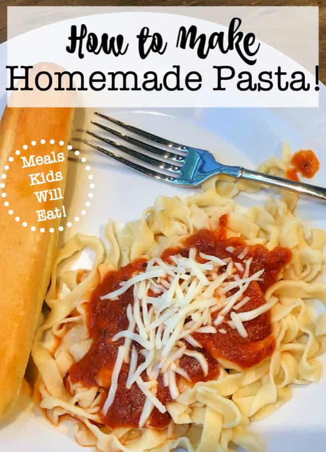 When you want to cook with the kids, and would like to make something that is so much tastier than the boxed variety- try making your own homemade pasta!