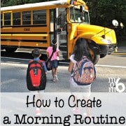 Are your mornings stressful, rushed, and leave you feeling frazzled? Here are some great tips on how to create a morning routine for both yourself and for your kids!