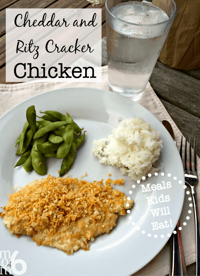 If chicken makes a regular appearance at your dinner table, then you might be interested in a new way to prepare it that is delicious and very kid-friendly. Cheddar and Ritz Cracker Chicken is one of our favorite family dinners! 