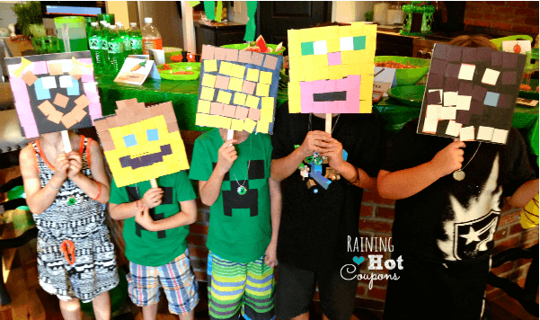 minecraft party games for 8 year olds