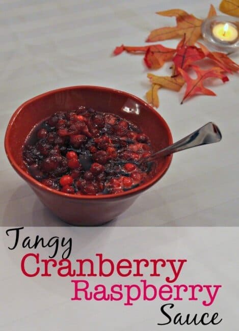 homemade cranberry sauce