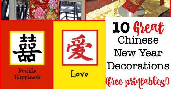 10 Great Ideas for Chinese New Year Decorations! {With Free