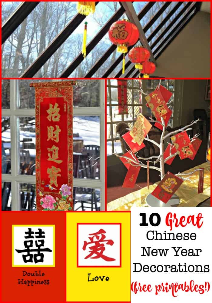 10 Great Ideas for Chinese New Year Decorations! {With Free Printables