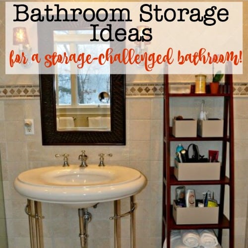 11 Clever Small Bathroom Storage Ideas - Mommyhooding