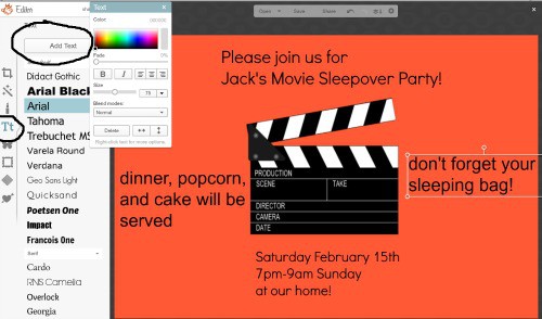 Creating personalized kids birthday party invitations and party stationery is easy with PicMonkey, and is just one more way to make your at-home birthday parties special without spending a thing!