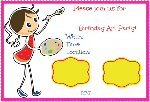 My daughter loves to draw, so when it came time to plan her 10th birthday sleepover party, I knew that an art birthday party would be perfect! This posts shares all of the details- including a free printable art birthday party invite and thank you note!