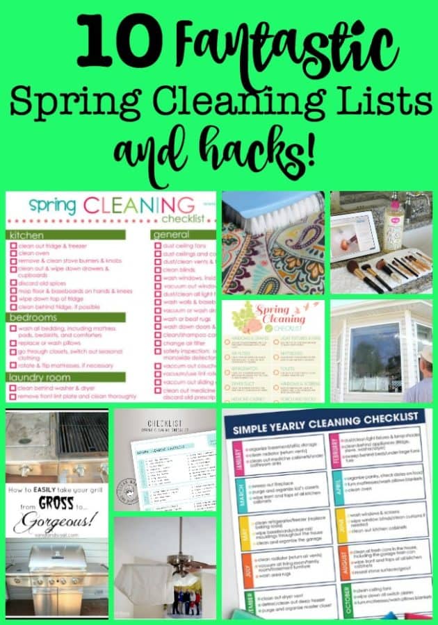 When the weather warms up, you just want to open the windows and let in the fresh air- which somehow leads to cleaning the windows and screens- and before you know it- you're motivated to tackle some spring cleaning! Here are some great spring cleaning lists and hacks for you to use!