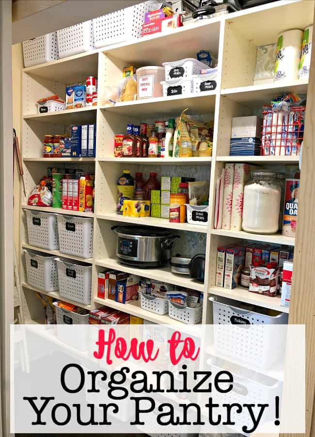 Kitchen Pantry Makeover, Easy Organization Tips