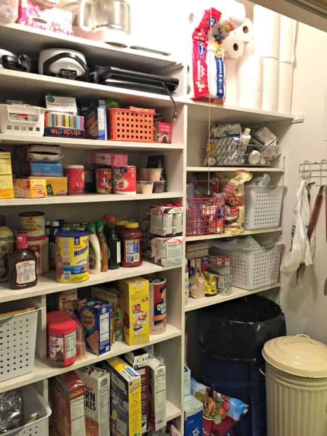 pantry needs a makeover- before