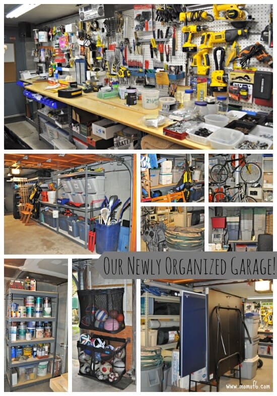 How To Organize Your Garage Momof6
