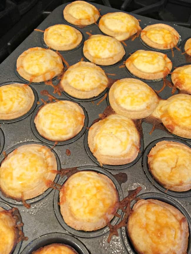 how to make cheddar cheese tartlets