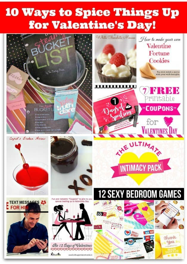 There’s no need to run out to the store to buy something romantic for your main man for Valentine’s Day- when there are so many great options to create a spicy evening for the two of you that you can create at home. Here are 10 creative (and interesting!) ways to spice things up for Valentines Day! (Or really- for any day at all!)