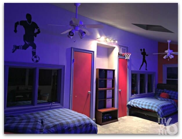 boys purple bedroom