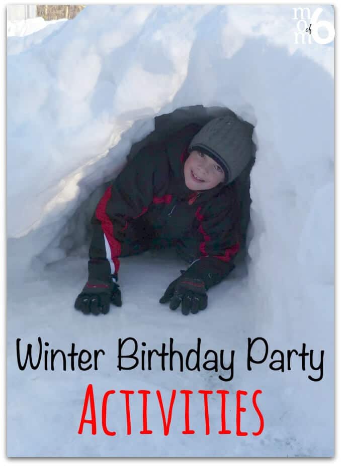 Great Winter Birthday Party Ideas Snowmen And Sledding Party Momof6