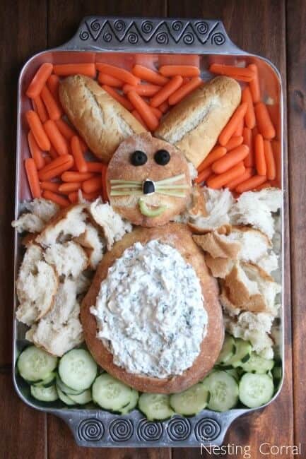 bunny Spinach dip