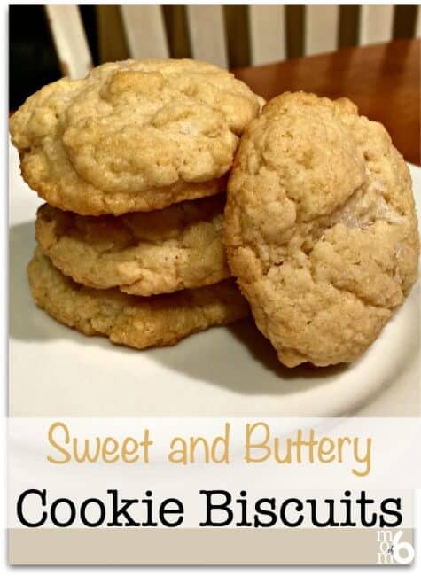 Recently the kids and I tried these sweet and butter biscuits that were oh-so-delicious.... but my husband rightly pointed out were almost like cookies. So now I call them cookie biscuits. You can call them cookies- call them biscuits- call them an accompaniment- or call them dessert. I just call them yummy!