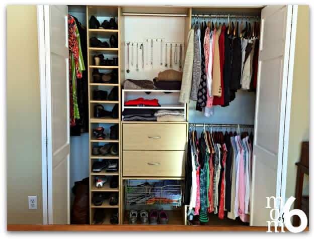 how to clean out a closet 5 minutes at a time
