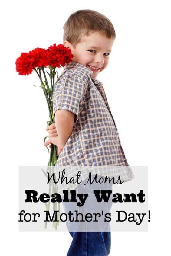 This time of year Dads and kids start desperately searching for the perfect gift for Mom for Mother's Day. But I can tell you that this Mom is not looking for flowers or presents or even breakfast in bed…. here's exactly what Moms REALLY want on Mother's Day!