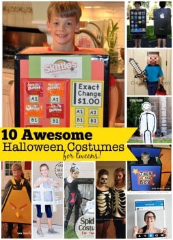 10 Awesome Halloween Costumes for Tweens You Can Make at Home! - MomOf6
