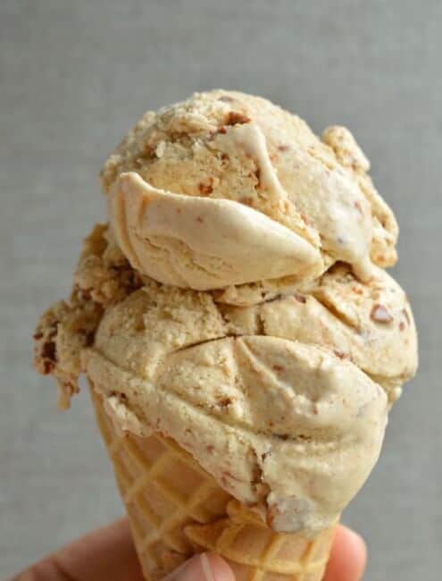 brown sugar and cinnamon ice cream for Thanksgiving dessert