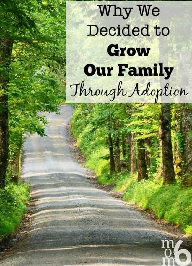 Often the first thing that people want to know, is why did we choose to grow our family through adoption when we already had three kids?