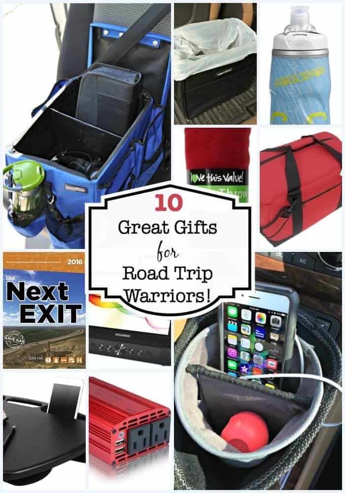 No matter what makes you a card carrying member of the "road trip warrior" club- you know how important it is to have an organized car, and one that is set up to entertain the kids while you are on the go. Here are 10 items that make great gifts for families to take along on road trips!