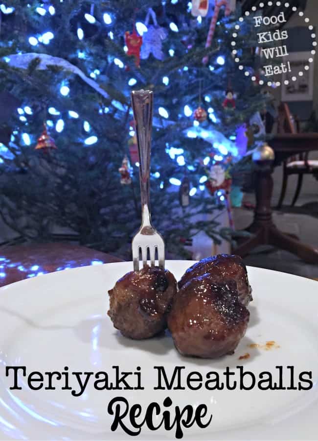 Teriyaki meatballs are perfect as a holiday appetizer, and also make for a great side dish or snack at any time of the year! This teriyaki meatballs recipe comes together quickly in one pot- and your kids will love it!