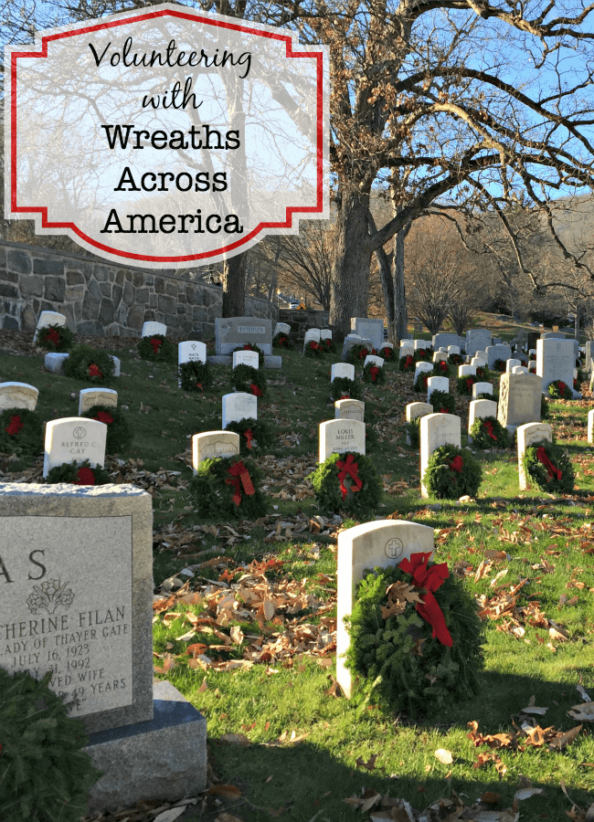 I want to share our experience here with you- and then give you some information on how you can be a part of Wreaths Across America events- either at Arlington National Cemetery or locally in your community.